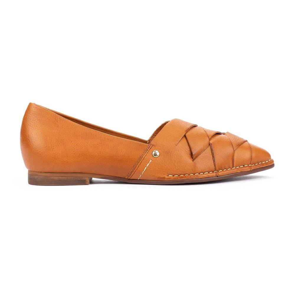 Pikolinos Caleta Flats Brandy Tan Leather Women's Loafers 🌾 Size 38 US 7.5 🌾 - Picture 4 of 11